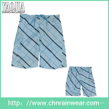 Shorts de plage imprimés pour hommes / Vêtements de plage avec tissu rapide et sec